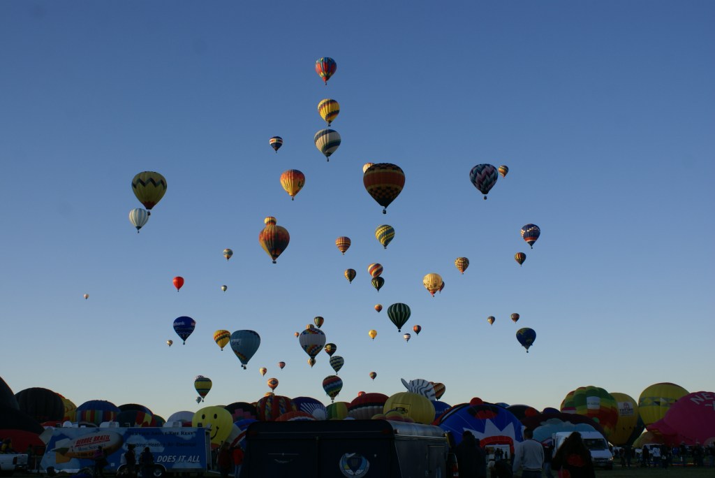 Balloon Fiesta 2012 - MASS ASCENSION